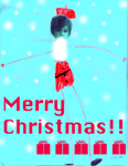 パリのミミヨちゃんから送られてきたクリスマスカード